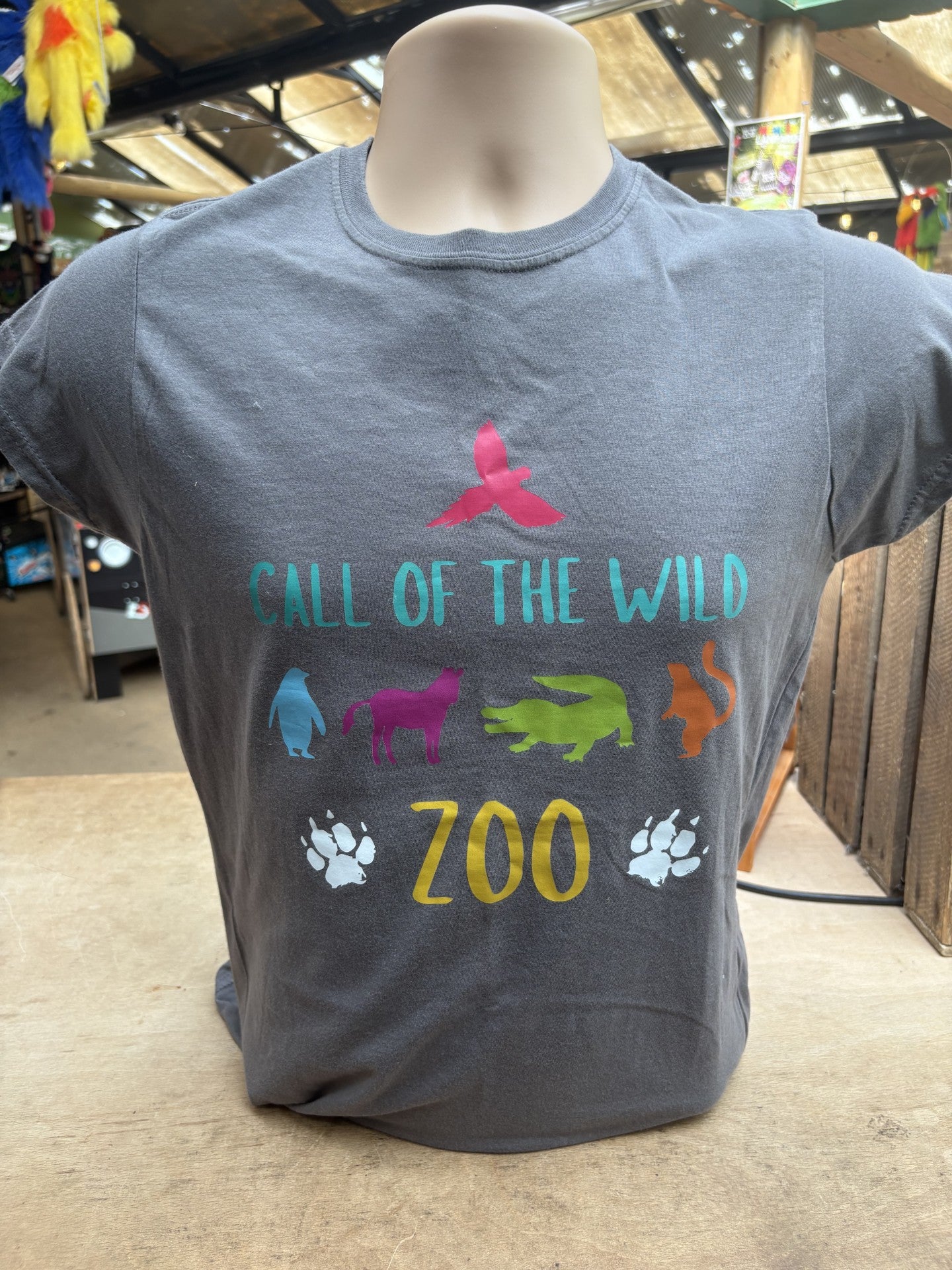COTW Steel Grey Animal Silhouette T-Shirt
