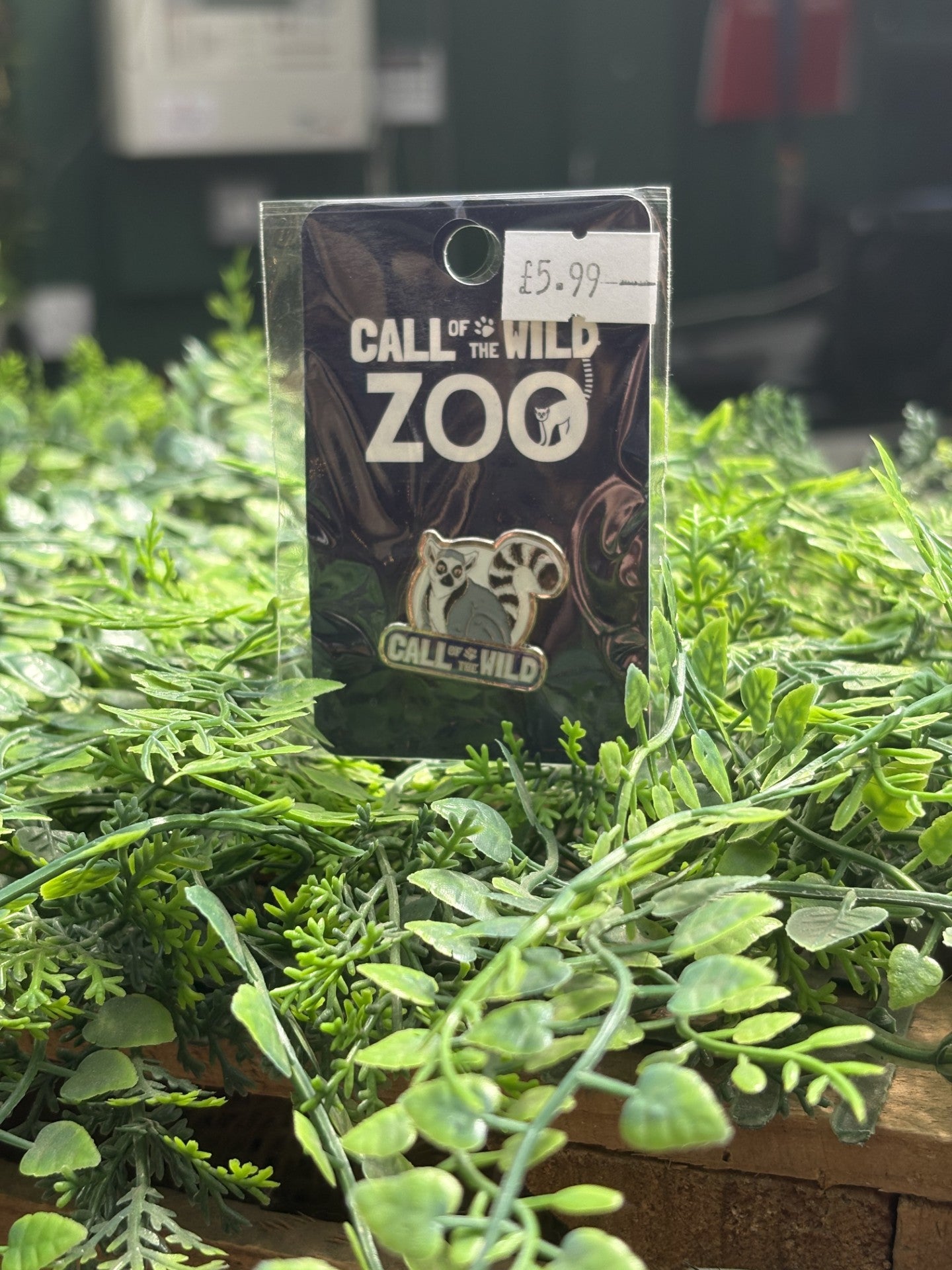 Call of the Wild Lemur Pin Badge