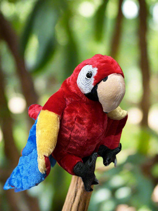 Wild Republic Scarlet Macaw Large Artist Plush Toy