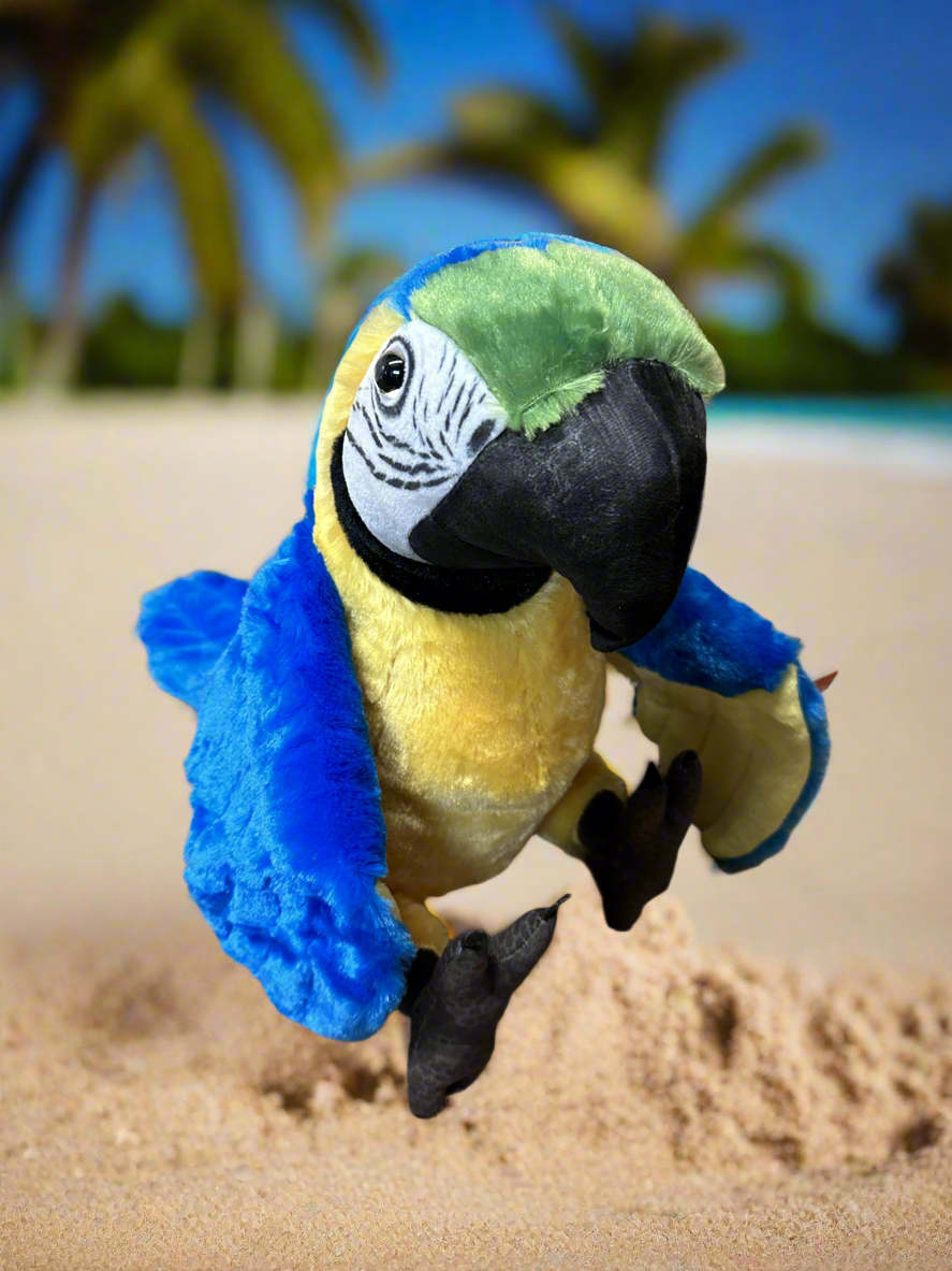 Wild Republic Blue & Gold Artist Macaw Large Plush