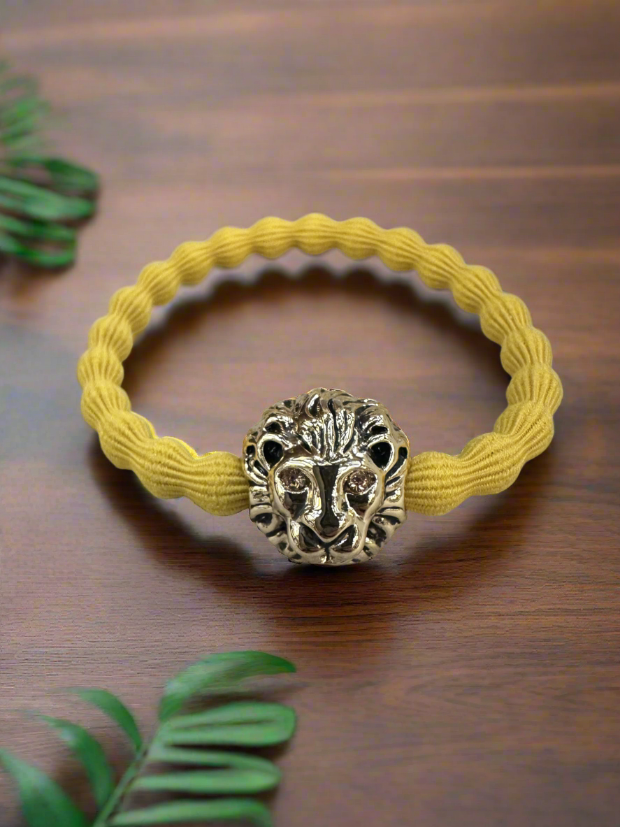 By Elouise Mustard Lion Bangle