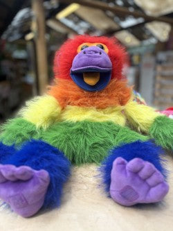 Rainbow Monkey Puppet