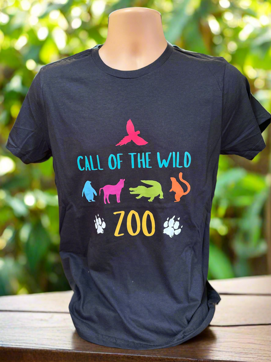 COTW Black Animal Silhouette T-shirt