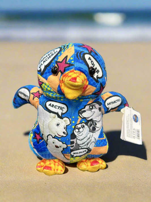 Conservation Message Penguin Plush