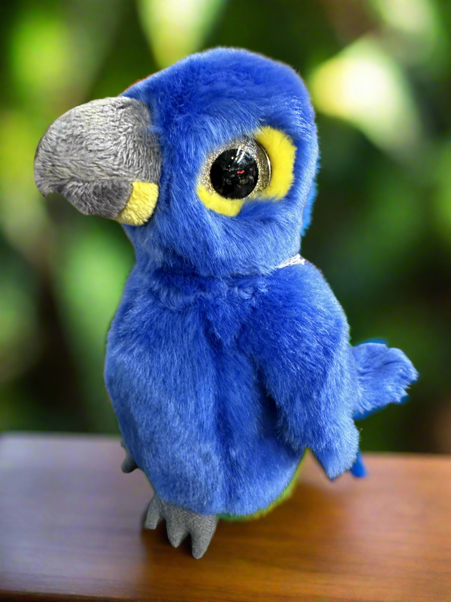 Glitter Eyes Hyacinth Macaw Plush