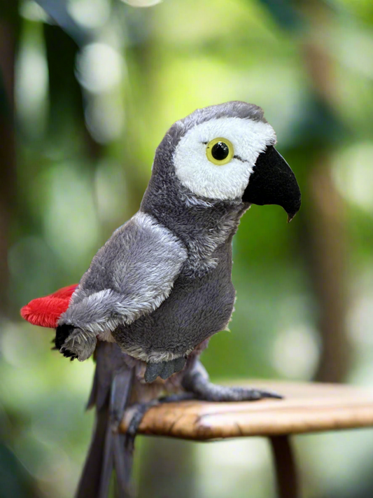 Mini African Grey Plush