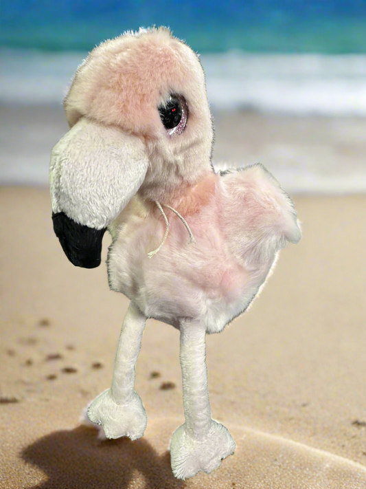 Flamingo Glitter Eyes Plush