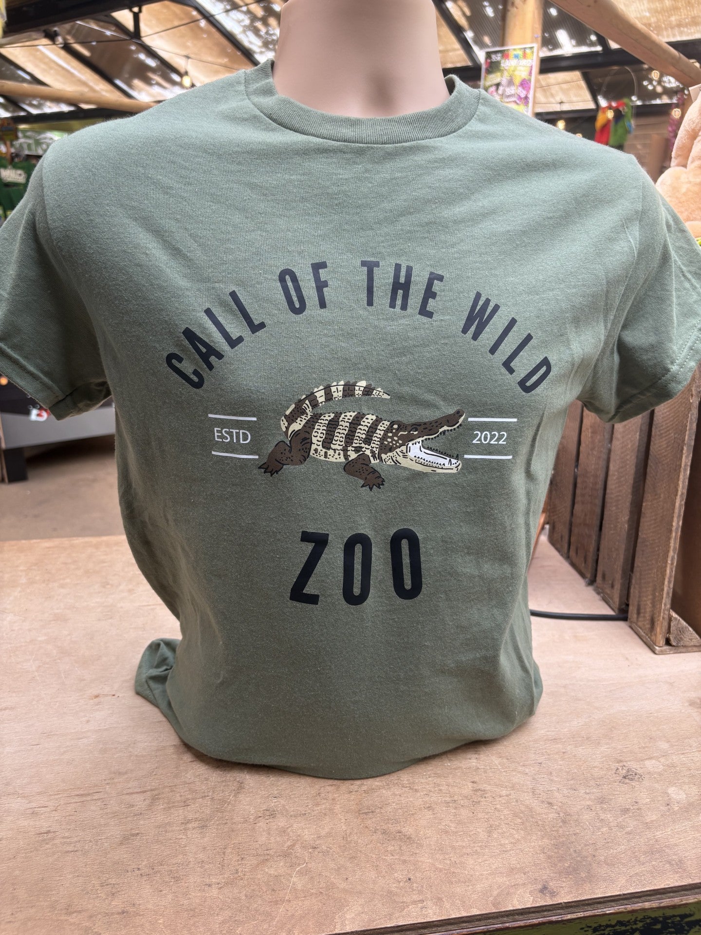 Earthy Green COTW Crocodile T-Shirt