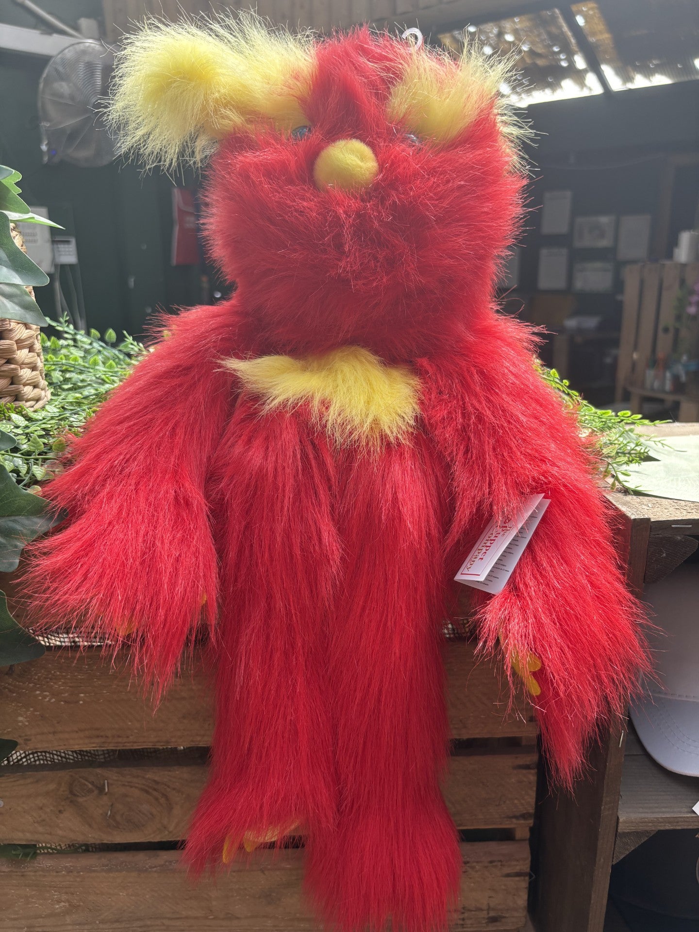 Red Monster Puppet